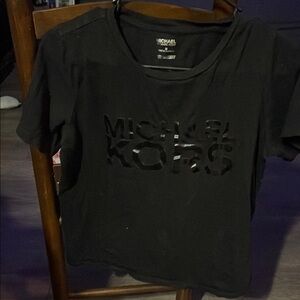 MICHAEL Michael Kors Black Long Sleeve Tee